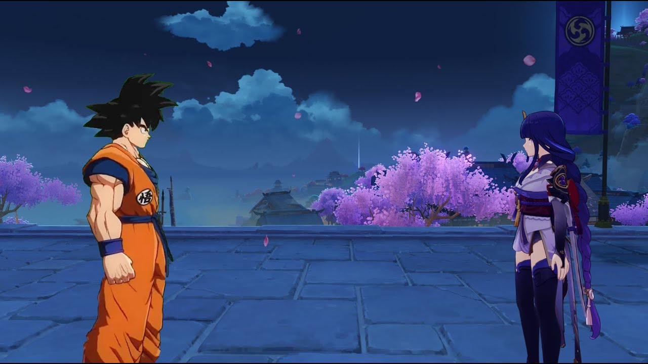 What if Goku actually pulled up to fight Raiden? | Genshin Impact skit ...