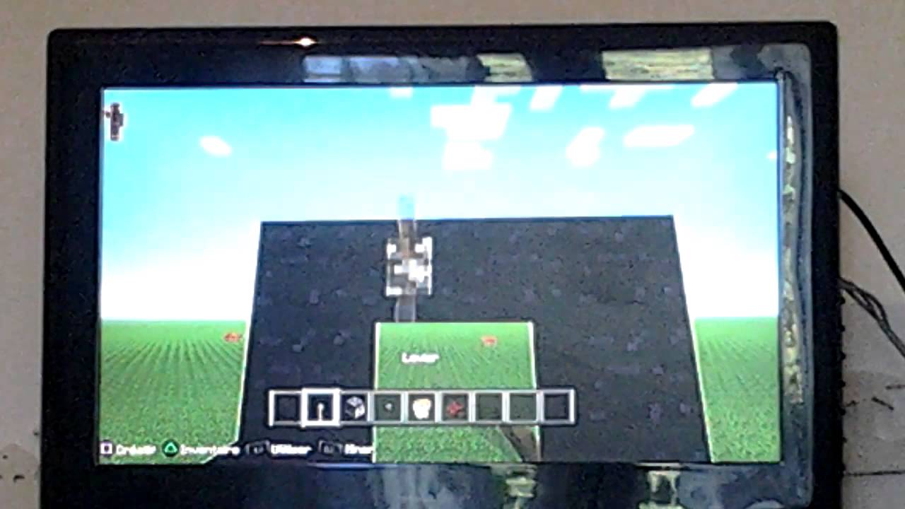 Minecraft ps4 comment faire un portail automatique - YouTube
