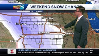 Iowa weather: Tracking morning fog, strong winds, and weekend snow chances