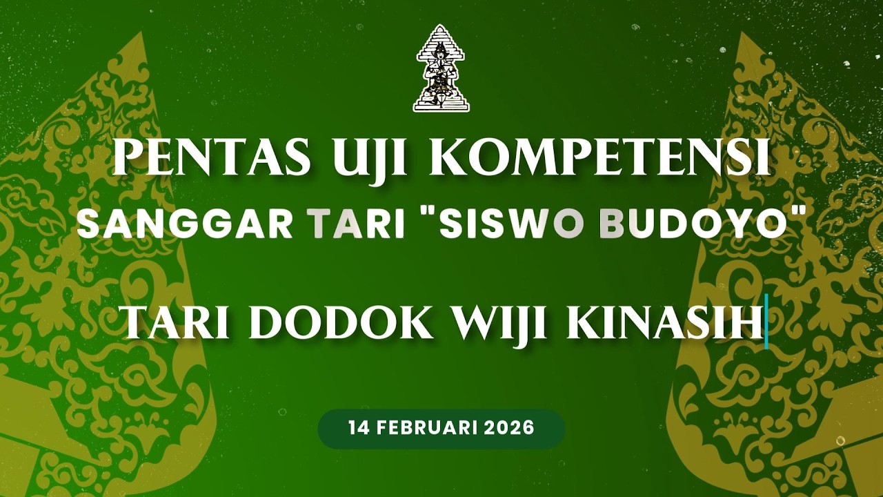 TARI DODOK WIJI KINASIH | Pentas Uji Kompetensi SANGGAR TARI 