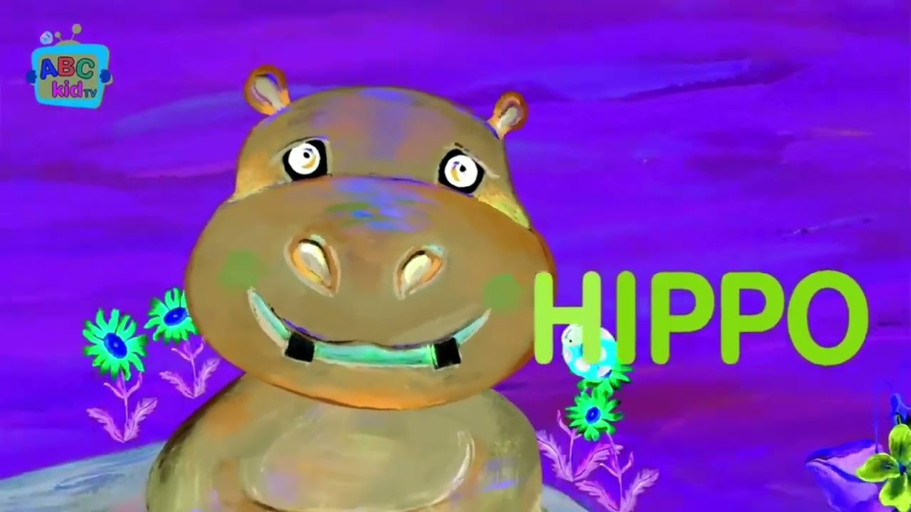 ABC kids tv says alphabet H / voice pitch effects