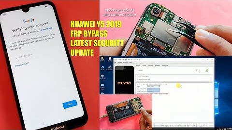 Huawei Y5 2019(AMN-LX9, AMN-LX2) FRP Bypass Latest Security Update Working Free 💯 Allar dan telecom