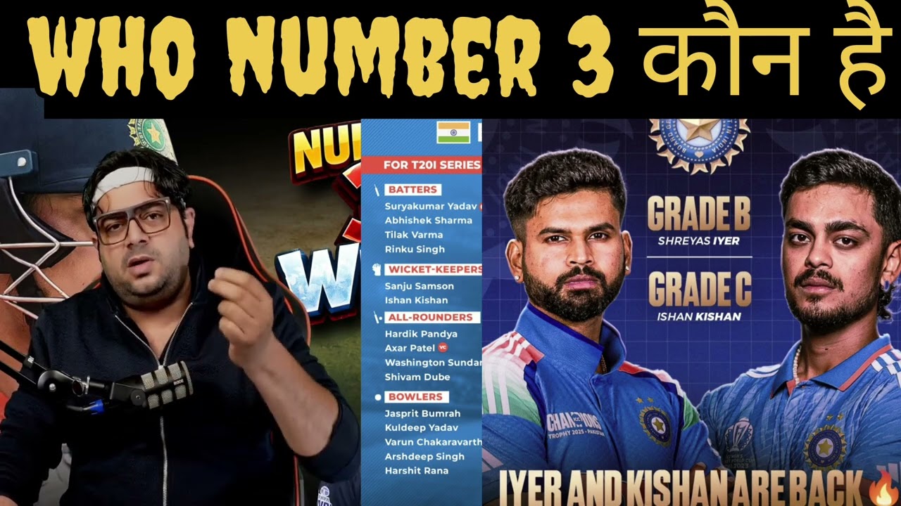🇮🇳IND vs NZ T20 Series: Number 3 Par Kaun? Sarpanch Sahab ya Ishan Kishan 🤔🔥