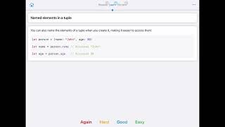 Swift: Named elements in a tuple