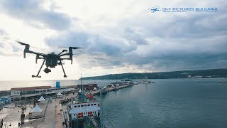 Bulgaria FPV aerial drone service ship video filming rescue NATO mission заснемане със спортен FPV