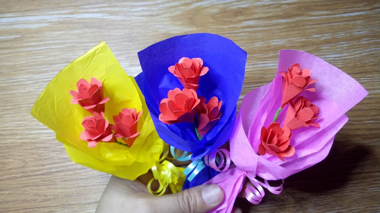 Easy to make Mini Flower Bouquet/Carnation mini Bouquet 