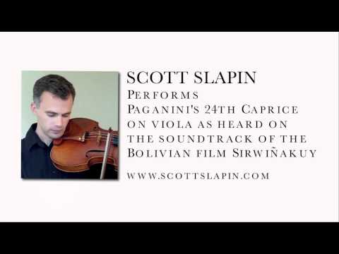 Scott Slapin plays Paganini's 24th Caprice on viola