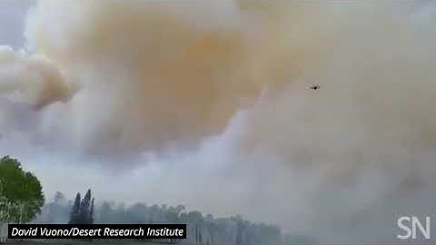 Scientists send a drone into a fire to capture microbes in the smoke | Science News