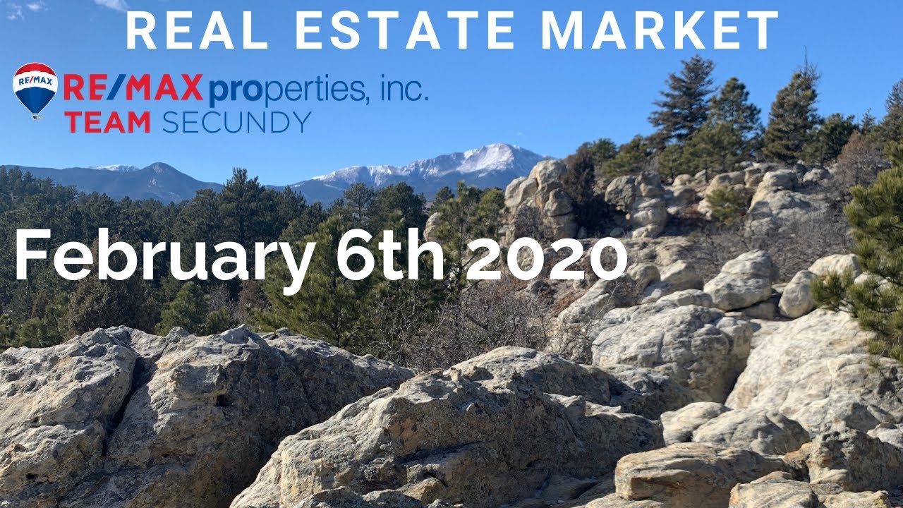 Colorado Springs Real Estate Market Update 2 6 2020 - YouTube