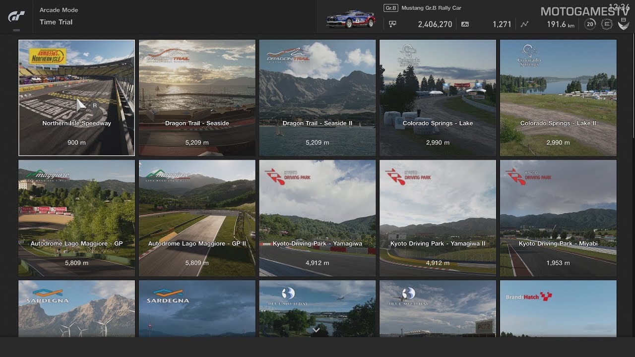 Gran Turismo 7 track list