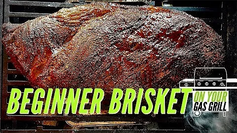 Beginner Smoked Brisket on a Gas Grill
