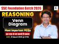 SSC Foundation Batch 2026 | Reasoning | Venn Diagram | MCQs |  Dhakad SSC Exams | Ashish Sir