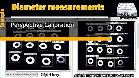 LabVIEW Diameter measurements #EP4 Perspective Calibration
