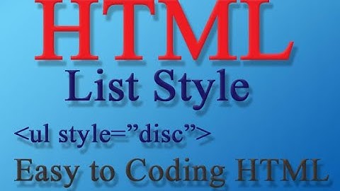 HSC ICT Chapter 4, HTML, Listing, ul listing