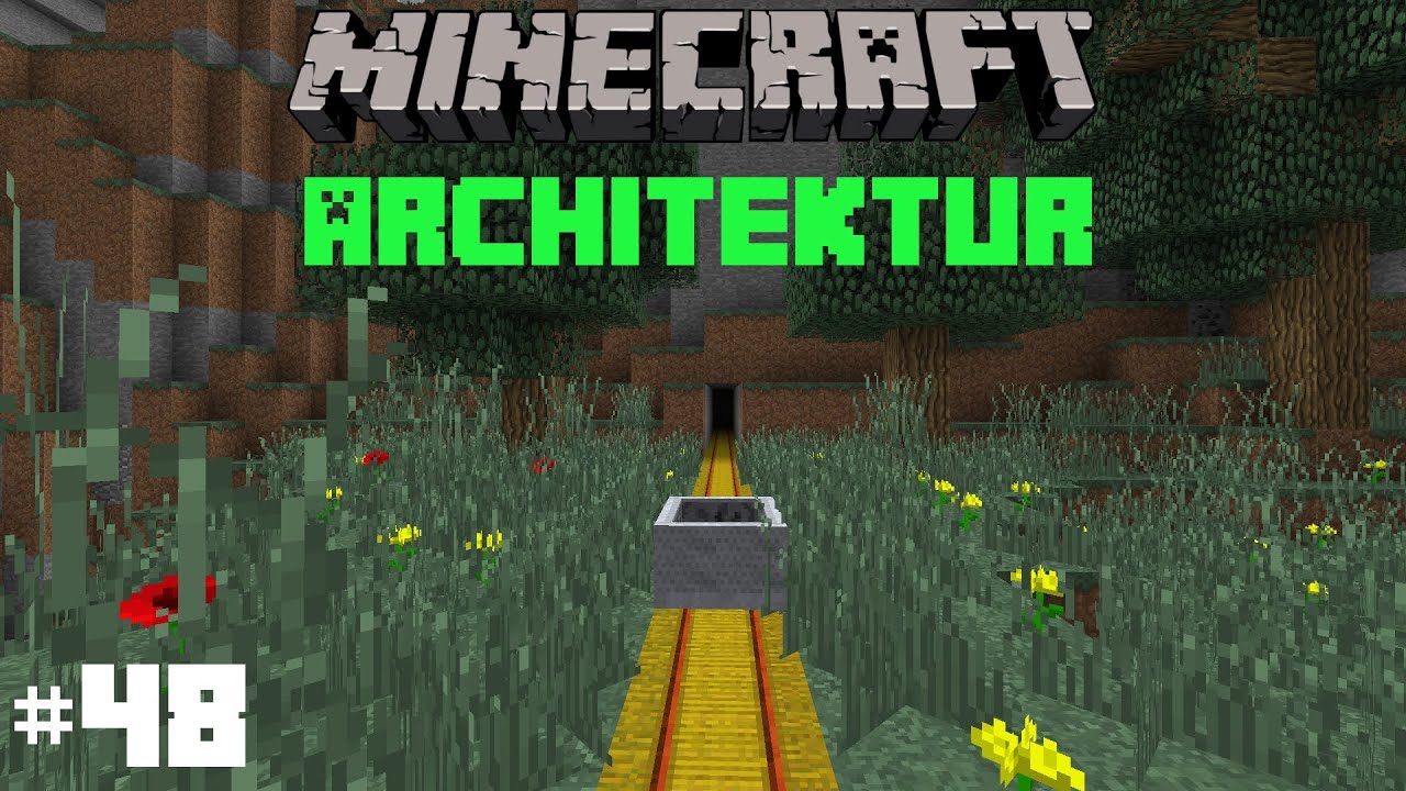 Minecraft Architektur Episode 48 Fake Schienen Und
