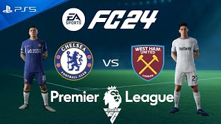 FC 24 Chelsea vs West Ham | Premier League 2024 | PS5