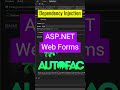 Autofac with Web Forms | Legacy ASP.NET - DI Container
