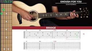 Enough For You Guitar Cover Olivia Rodrigo 🎸|Tabs + Chords|