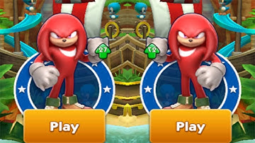 Sonic Dash - Knuckles & ALL MOVIE CHARACTERS UNLOCKED - Android & iOS