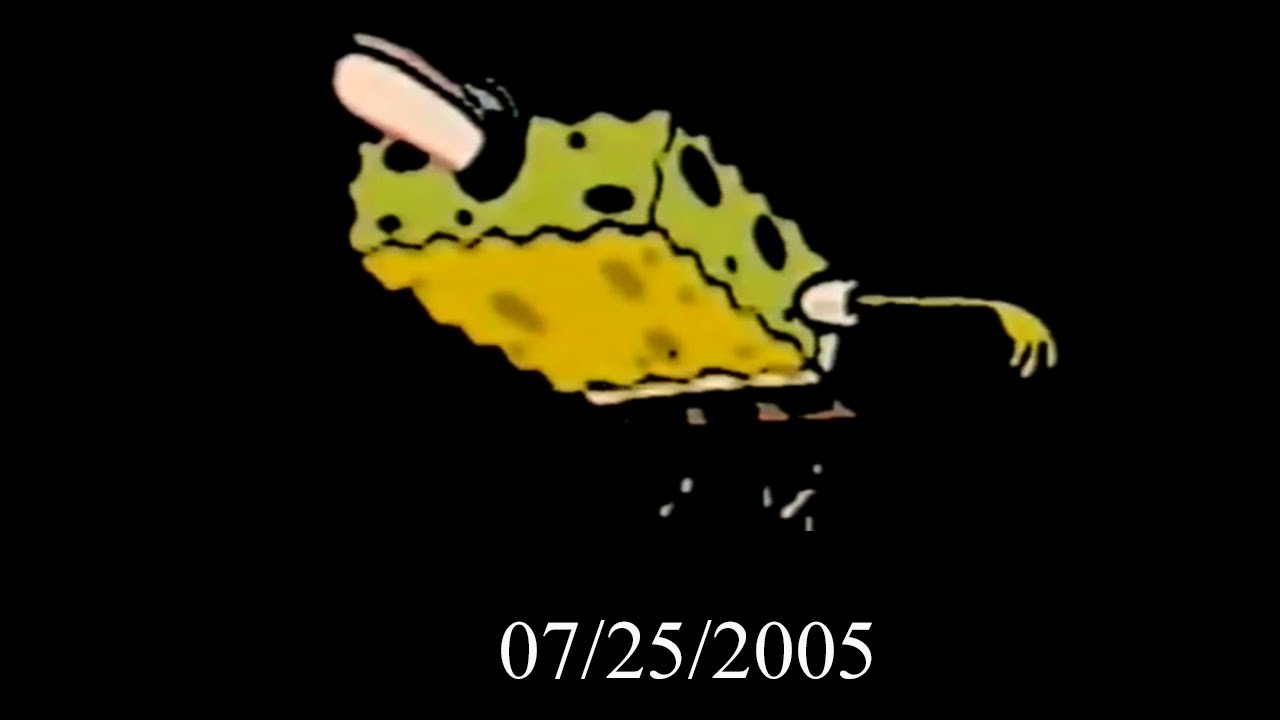 07/25/2005 El incidente - creepypasta - episodio perdido - interrupción de señal de Bob Esponja