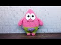 Patrick star  how to crochet  amigurumi tutorial
