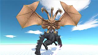Heisei Godzilla beat down Ghidorah to release Showa Titanosaurus screenshot 5
