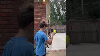 How to throw a curveball in blitzball #blitzball #baseball #homerun