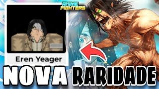 NOVA RARIDADE no ANIME FIGHTERS SIMULATOR - ROBLOX