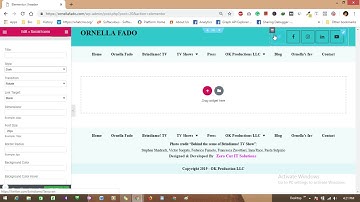 How to Add - Edit Social Media Icons - Editing with Elementor - WordPress