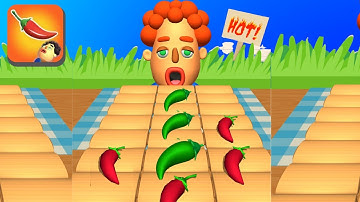 Extra Hot Chili 3D ​- All Levels Gameplay Android,ios (Levels 14-16)
