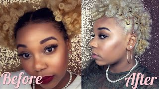 How To Bleach Natural Hair At Home Platinum Blonde Champagne