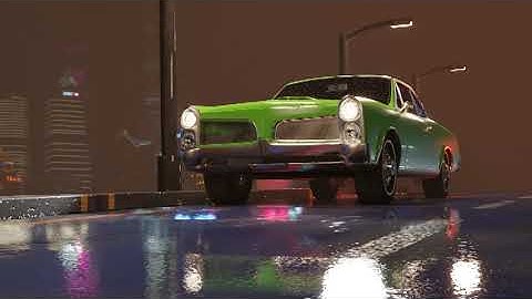 Blender 2.8 EEVEE Car animation