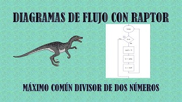 Diagrama de flujo en Raptor - Calcular el máximo común divisor de dos números