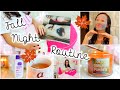 Fall night routine pampering spa night at home