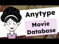Anytype template  movie database jan 2024