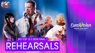 Eurovision 2024 | MY  TOP 15 Semi-Final 1 | Second Rehearsals |