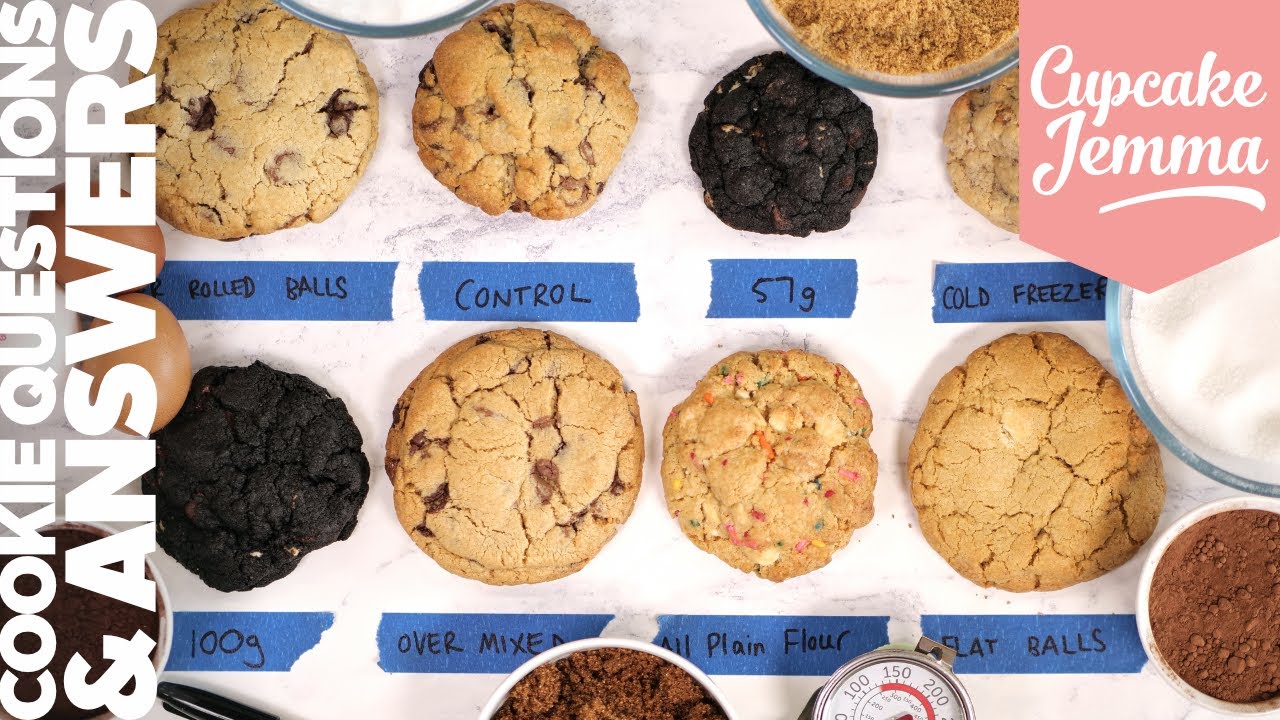 Answers to all your Cookie Questions! | How to get Perfect Cookies every time | Cupcake Jemma