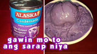 UBE MACAPUNO ICE CREAM MADALING GAWIN ANG SARAP PA