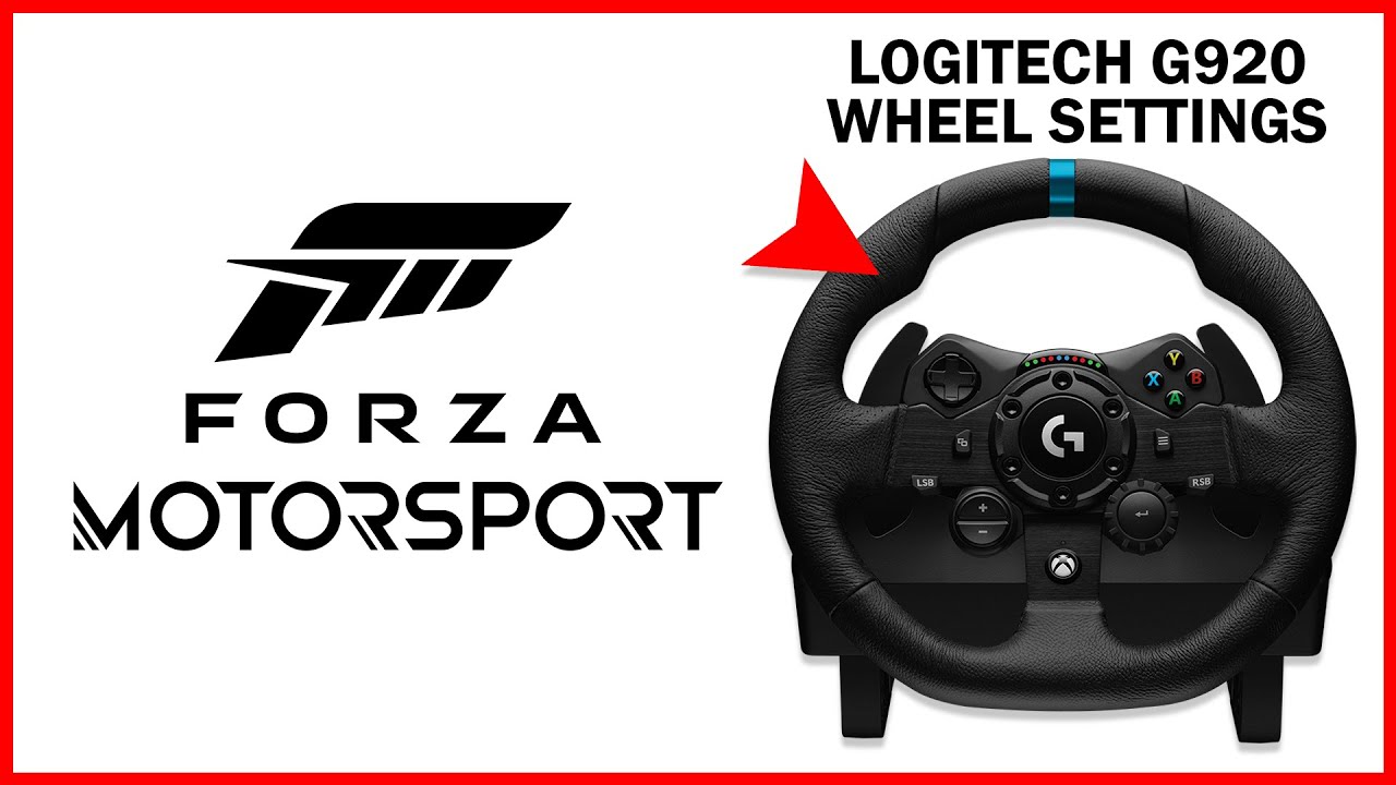 Best Wheel Settings for FORZA MOTORSPORT using LOGITECH G920 on