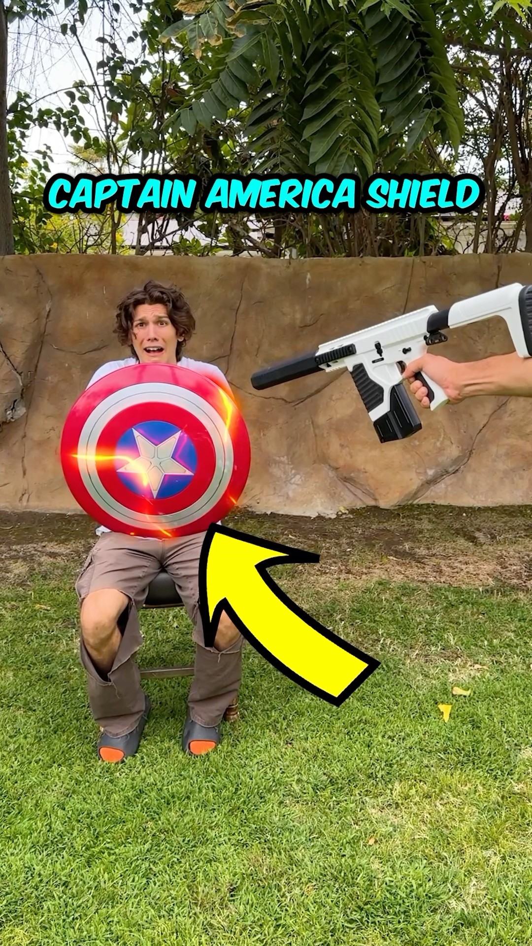 Captain America VS Bullet...? (Banned Amazon) #shorts