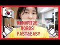 How to Memorize Korean Words FAST and EASY