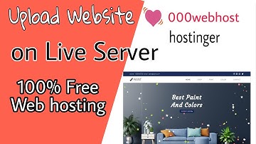 How to upload site on hostinger/000webhost full tutorial in Hindi | upload website to server free