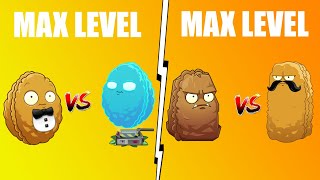 Plants vs Zombies 2 Wall-nut VS Infi-nut & Tall-nut VS Primal Wall-nut PVZ2 Which one strong comment