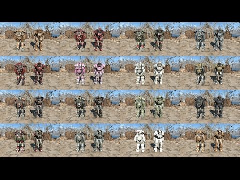 fallout 4 All Paint jobs on All Power Armor