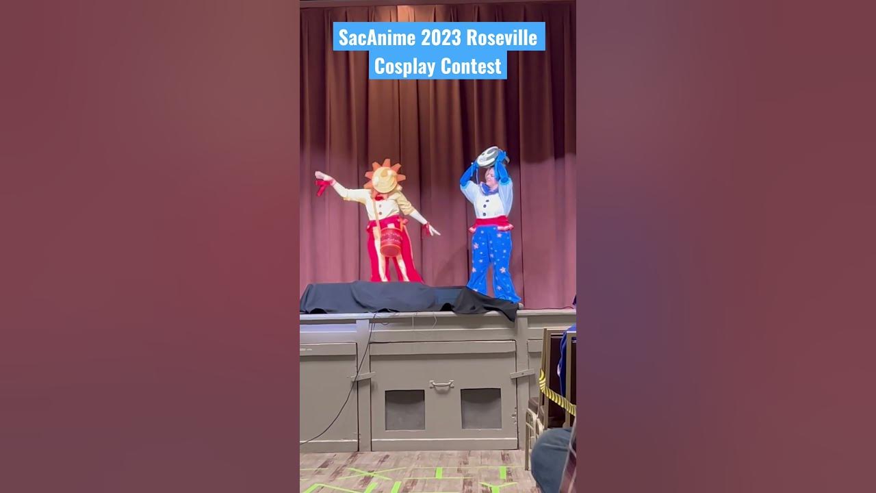 SacAnime 2023 Roseville Cosplay Contest #Shorts