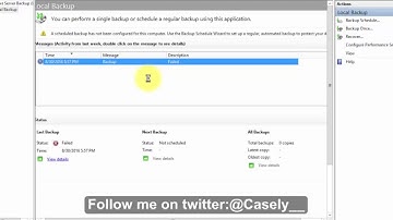 HOW TO INSTALL WINDOWS SERVER BACKUP n  CONFIGURE,SHADOW COPY