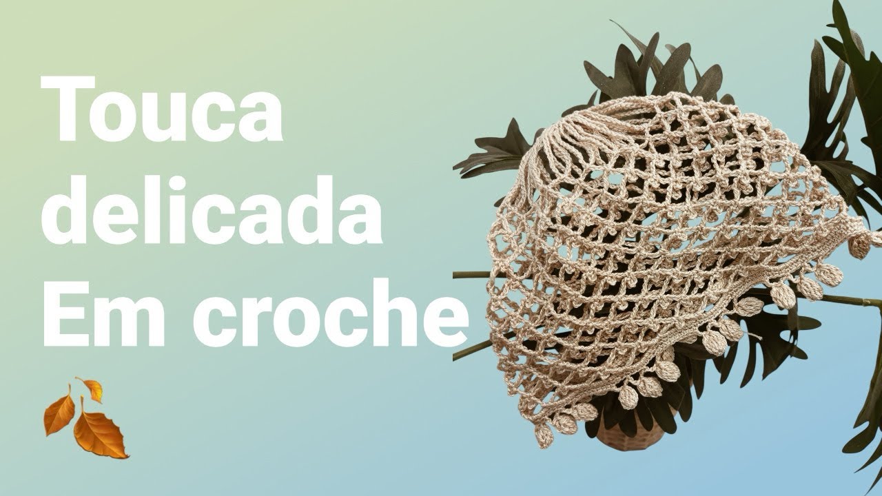 BANDANA CROCHÊ TOUCA 