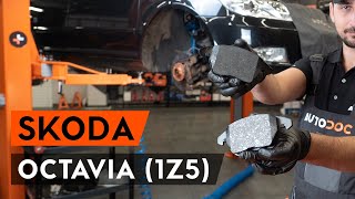 Cómo cambiar Kit de pastillas de freno SKODA OCTAVIA Combi (1Z5) - vídeo guía