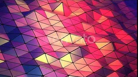 Triangle Polygons Loop Background | Motion Graphics - Videohive template