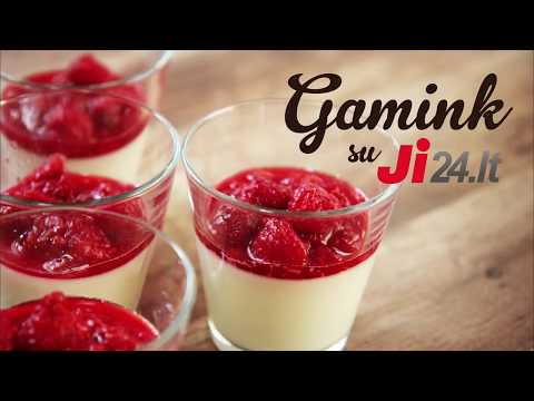 Video: Panna Cotta Su Mėtomis